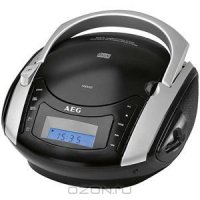 AEG SR 4347, Black CD-MP3 