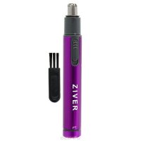 Триммер "Ziver" для стрижки волос в носу и ушах, цвет: фиолетовый