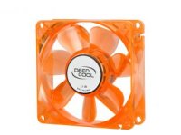 Deepcool XFan 80U O/G    80mm 80x80x25 mm, hydro bearing, orange fan, green LED