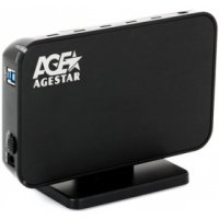    HDD AgeStar 3UB3A8-6G Black (1x3.5, USB 3.0)