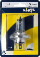 Лампа головного света галогенная Narva H4 12V-60/55W (P43t) 1 шт [48881]