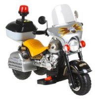 Fada Мотоцикл с аккумулятором 3-х колесный серебряный 73x44x59 см 6697s