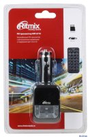Ritmix (FMT-A710)(MP3 USB/SD Flash Player+FM Transmitter,передает звук на FM-приемник,ПДУ,LCD,пит.от