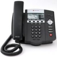 Polycom 2200-12450-114  VoiceIP SoundPoint IP 450 3-line IP desktop phone with factory disab