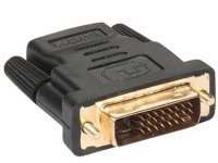Переходник Аксессуар VCOM HDMI 19F to DVI-D 25M VAD7818 (поворотный)
