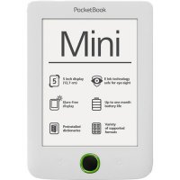  PocketBook 515 (White) (5", 800x600, 4Gb, FB2/PDF/DJVU/RTF/PRC/CHM/EPUB/DOCX/FB2.Z