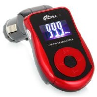 Автомобильный FM-модулятор Ritmix FMT-A720 red SD USB 5m MP3 (FMT-A720)