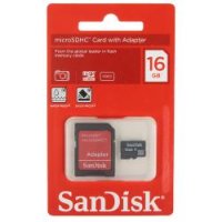   TransFlash 16Gb MicroSDHC class 4 SanDisk, 