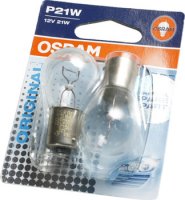 Лампа автомобильная Osram P21W 12V-21W BA15s блистер 2 шт. [7506-02 В ]