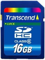 TS16GSDHC6   16 Gb SecureDigital High Capacity (SDHC) Class6 Memory Card
