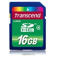   16Gb - Transcend High-Capacity Class 4 - Secure Digital TS16GSDHC4