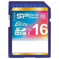  MicroSD 16Gb Silicon Power (SP016GBSTHBU1V20-SP) Class 10 microSDHC + Adapter