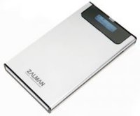   HDD  2.5" Zalman ZM-VE200SE, SATA--USB2.0, eSATA silver