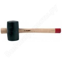 Киянка Зубр "МАСТЕР" резиновая с деревянной ручкой, 0,9 кг, 90 мм (арт. 2050-90_z01)