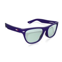  3D Look3D Injected Wayfarer (LK3DH194C4), Purple , Plastic Hard Case