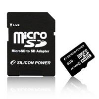   Micro Secure Digital 8GB Silicon Power HC Class 6
