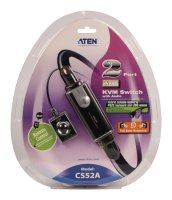  KVM Aten CS52A KVM+Audio, 1 user PS/2+ Mouse USB+VGA =) 2 cpu PS2+Mouse USB+VGA,  
