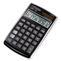 Citizen CPC-112BLWB Калькулятор карманный 12 разрядов, 120 х 72 х 9 мм, синий/белый