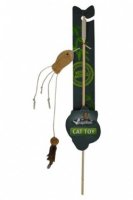 Papillon   "  " 40 + 7  (Cat toy fishing rod with fish natural) 240008