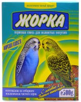 Жорка 500 гр Для волнистых попугаев с морской капустой (коробка)