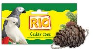Рио гр Лакомство-игрушка Кедровая шишка для крупных и средних попугаев