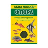 Корм для рыб "Аква Меню Флора" с растительными добавками, 30 г