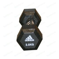 Гантель Adidas гексагональная 2,5 кг (ADWT-10340)
