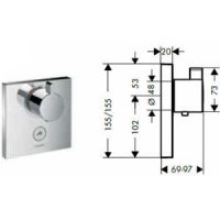 Hansgrohe Showerselect      highflow,  (15761000)
