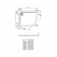 Ideal Standard Ultraflat   90x70 ,  (K240201)