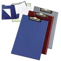 Папка-планшет "CLIPBOARD FOLDER" А 4, металлик красный, верхний прижим, внутренний карман DURABLE, Г
