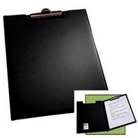 Папка-планшет CLIPBOARD FOLDER А 4, черный, верхний прижим, внутренний продольный карман DURABLE, Ге