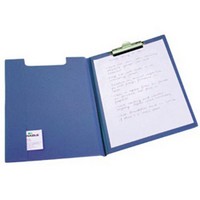 Папка-планшет CLIPBOARD FOLDER А 4, синий, верхний прижим, внутренний продольный карман DURABLE, Гер
