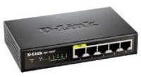  D-Link (DES-1005P /A1A) 5-port Desktop Switch with 1 PoE Port (5UTP, 10/100Mbps)