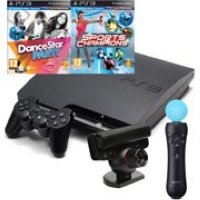   Sony PlayStation 3 160Gb CECH-3008A SportsChampions/DanceStar/MoveSP