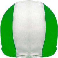 Шапочка для плавания Atemi Р C-60, полиамид, зеленая