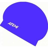 Шапочка для плавания Atemi LC1-51, латекс, синяя (дет)