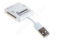 Картридер All in 1 USB 2.0 (SmartBuy SBR-713-W) (белый)