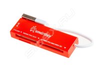 Картридер All in 1 USB 2.0 (SmartBuy SBR-717-R) (красный)