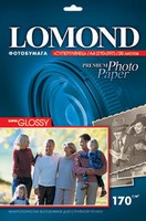 Фотобумага LOMOND Высококачественная Супер Глянцевая, 170 г/м 2,A4 (21X29,7)/20 л