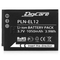  DigiCare PLN-EL12 / EN-EL12  Nikon CoolPix S800c, S6200, S6300, S8200, S9300, P310, A