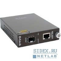 Медиаконвертер D-Link DMC-805G 1000Base-T Gigabit Twisted-pair to Mini GBIC Media Converter Module
