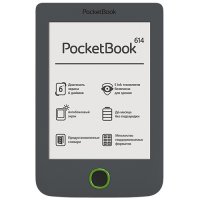   PocketBook 614 (Grey)(6", mono, 800x600, 4Gb, FB2/PDF/DJVU/EPUB/DOC/DOCX/JPG, micr