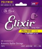 Elixir 11075     PolyWeb Light Medium (012), 1 .