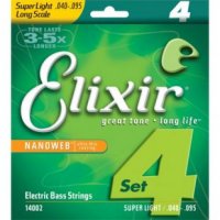 Elixir 14002     NanoWeb Super Light (040-060-075-095) - 4 Long Scale