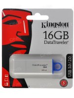 USB Flash Drive Kingston 16Gb DataTraveler G4 White/Blue USB3.0 (DTIG4/16GB)
