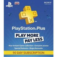 Playstation Plus - 90 Day Subscription Card (PS3)