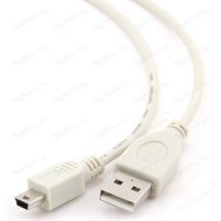 Gembird USB 2.0 кабель для соед. 1.8 м А - mini B (5 pin), пакет (CC-USB2-AM5P-6)
