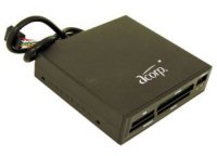 Acorp CRIP200-B -  3.5" USB2.0 (all-in + USB port) Internal black