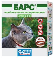 10 г Барс Ошейник для кошек от блох и клещей