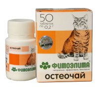 20 г Фитоэлита Остеочай (кошка) для регенерации костной ткани, 50 таб.